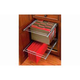 Rev-A-Shelf - RAS-FD-KIT - Chrome Two-Tier File Drawer System